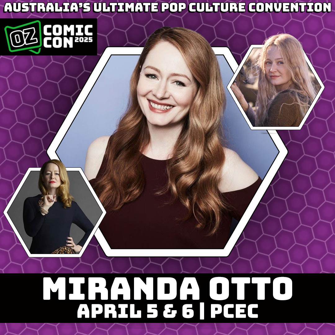 ⚔️She is no man. Please welcome Miranda Otto to Oz Comic-Con Perth!

You know her best from her role as Éowyn in The Lord of the Rings Trilogy, and as Zelda Spellman in the Chilling Adventures of Sabrina.

🎟📸✍️available now:
ozcomiccon.com/miranda-otto/