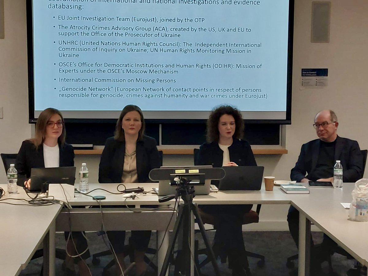 Together with Agnieszka Bieńczyk-Missala and Dominika Uczkiewicz we had a pleasure to take part in the seminar at the Harvard University (Davis Center for Russian and Eurasian Studies) on War Crimes in Russia's Invasion of Ukraine.