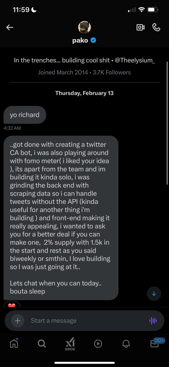 Crypt0_jr's tweet image. Got baited… we needed a dev but weren’t willing to pay $5K upfront to his original “team.”

He’ll make a nice video &amp;amp; ask for more $$ to “continue” … 🎣

😂 Enjoy the $1K $SOL you “earned” for false promises and zero delivery.

🚨 Stay alert if this guy approaches you for dev…