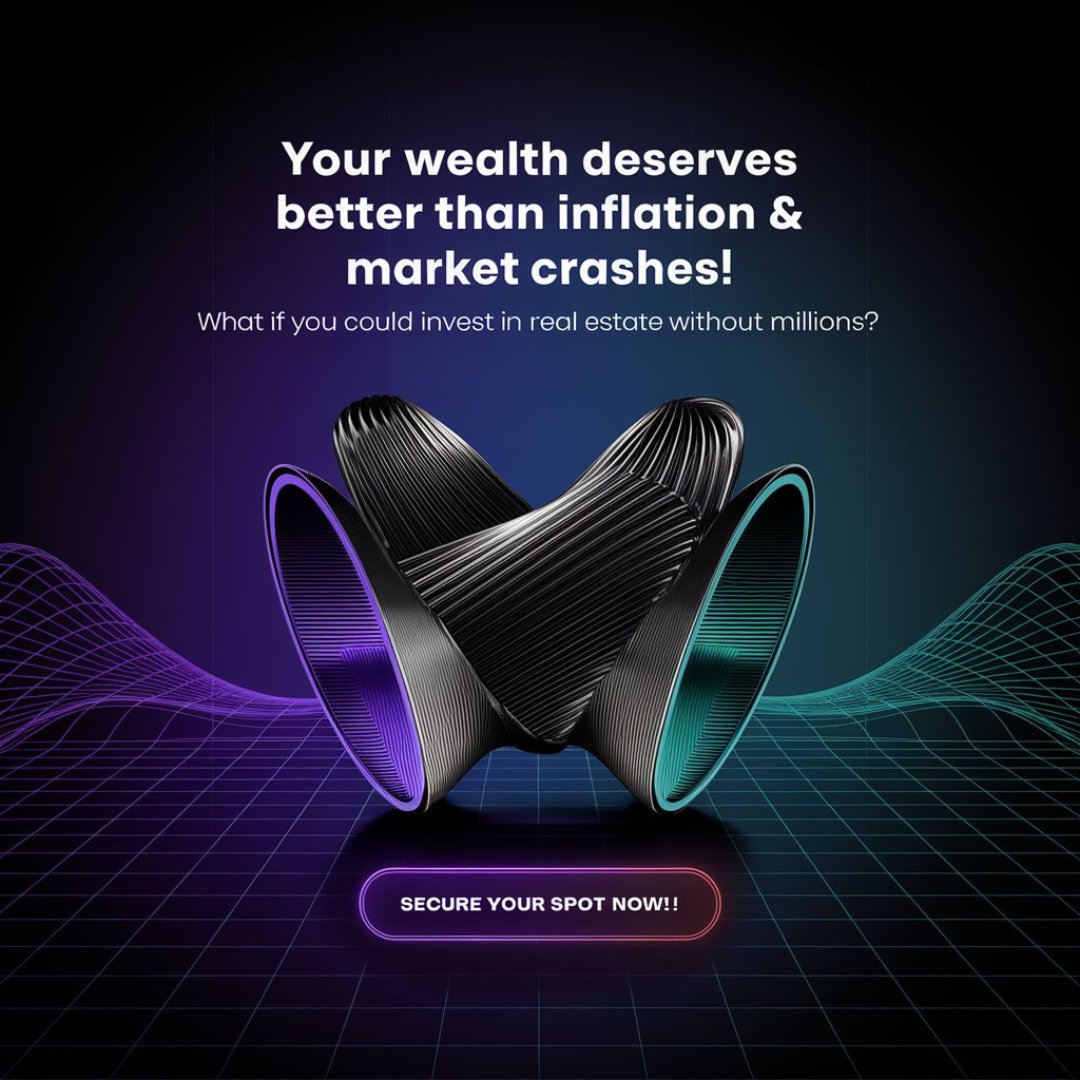 Tokenyieldco's tweet photo. 💡 Your wealth deserves more than just sitting idle!

Why let inflation and market crashes eat away at your money when you can invest in real estate-backed digital assets? 🚀

✅ Low entry cost – Own premium real estate without millions
✅ Instant liquidity – Buy, sell, or trade anytime
✅ Passive income – Let your assets generate returns effortlessly

🔗 Secure your spot now & take control of your financial future!
https://t.co/9ZGocLdEJv

#DigitalWealth #SmartInvesting
