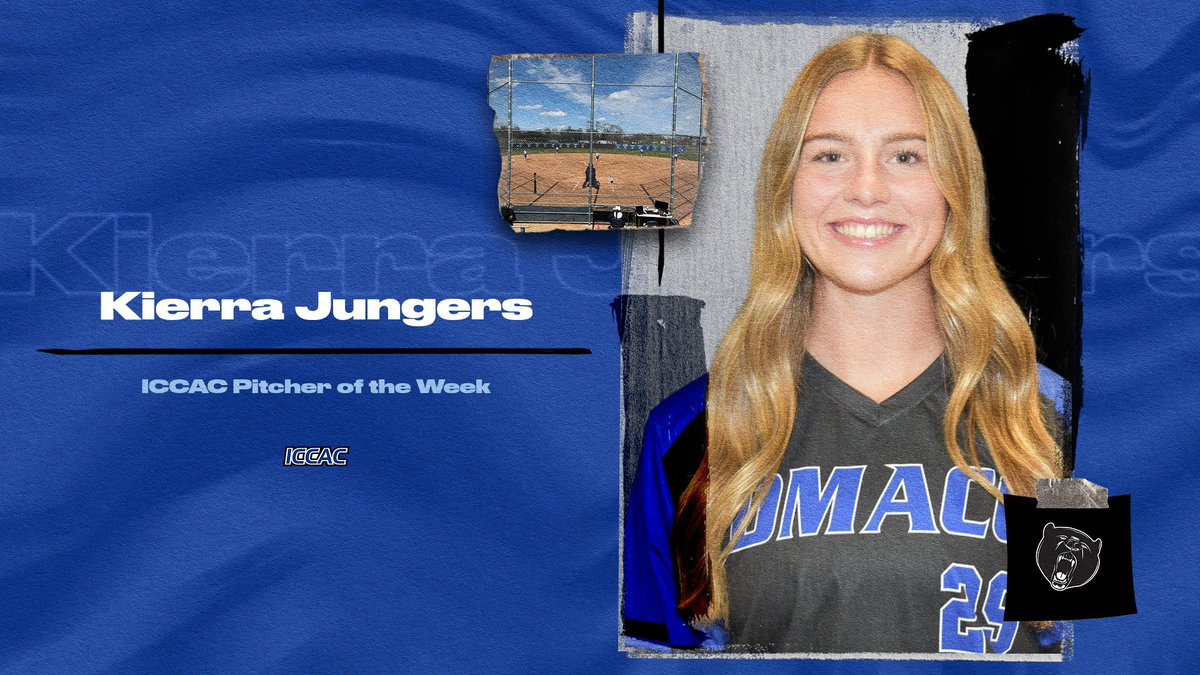DMACC Athletics (@dmaccathletics) on Twitter photo Congrats to <a href="/DMACCsoftball/">DMACC Softball</a> pitcher Kierra Jungers for being named this weeks ICCAC Pitcher of the Week. #bearnation Congrats to <a href="/DMACCsoftball/">DMACC Softball</a> pitcher Kierra Jungers for being named this weeks ICCAC Pitcher of the Week. #bearnation