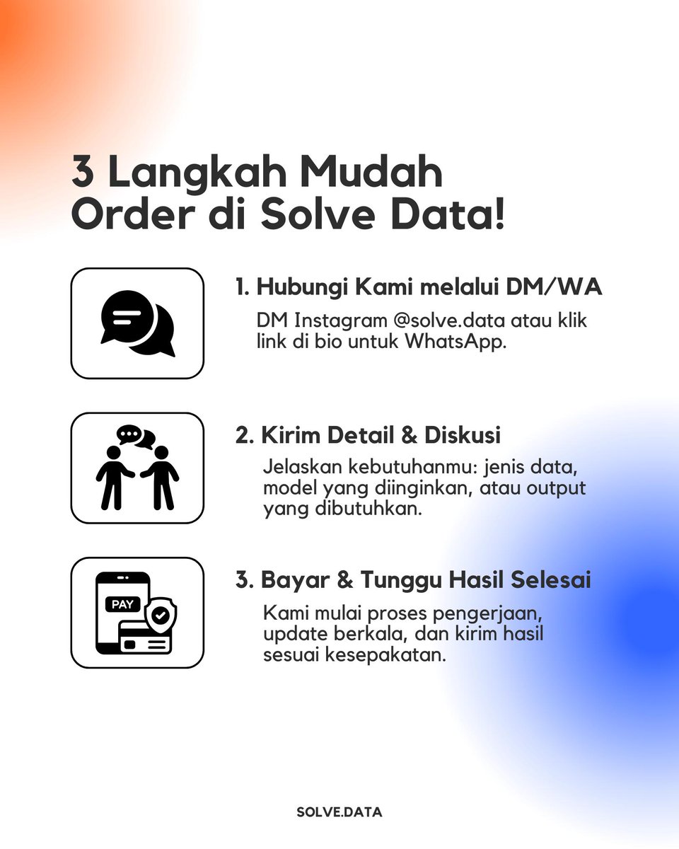 diel_fz's tweet photo. Open jasa Data Science &amp; Machine Learning.

Mau tugas machine learning kelar tanpa stres? 🚀 Serahin aja ke ahlinya! Dari data berantakan sampe jadi model siap pakai, gua handle semuanya. DM aja langsung!

#zonauang #zonajajan #freelance #machinelearning #jasadatascience https://t.co/5jEJ3kA3sx