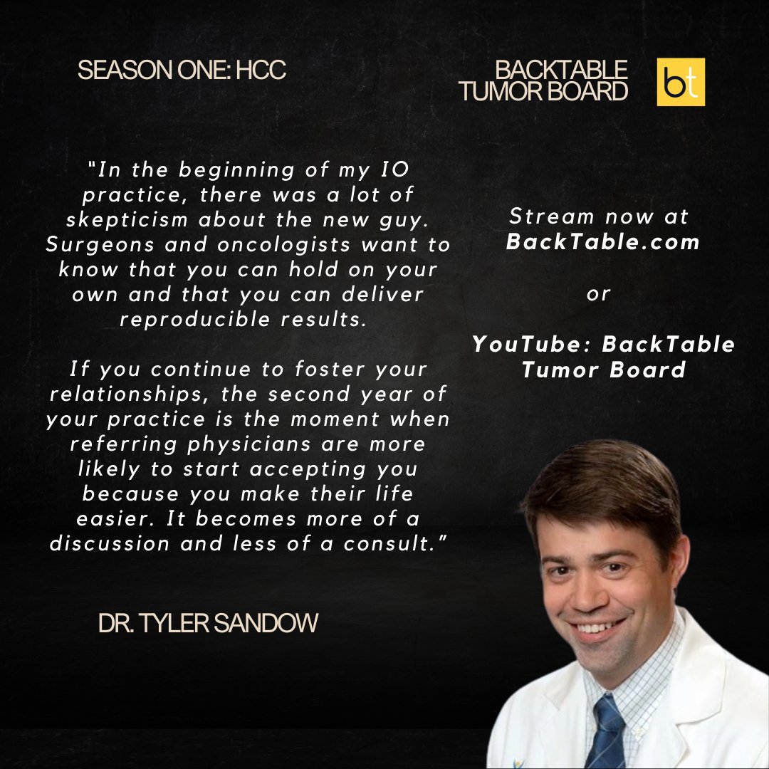 BackTable Vascular and Interventional (@_backtable) on Twitter photo Today on BackTable: <a href="/ZTBerman/">Zach Berman MD</a> hosts an all-star panel of IRs who provide insights on their journeys to building their interventional oncology practices in different settings
Watch the episode: youtu.be/X-aJzq15hKY
#ONC8 <a href="/SidpadiaIR/">Sid Padia</a> <a href="/bayouteazy/">Tyler Sandow</a> <a href="/kavikrishVIR/">Venkatesh (Kavi) Krishnasamy</a> <a href="/kevinburns/">Kevin Burns, MD</a> Today on BackTable: <a href="/ZTBerman/">Zach Berman MD</a> hosts an all-star panel of IRs who provide insights on their journeys to building their interventional oncology practices in different settings
Watch the episode: youtu.be/X-aJzq15hKY
#ONC8 <a href="/SidpadiaIR/">Sid Padia</a> <a href="/bayouteazy/">Tyler Sandow</a> <a href="/kavikrishVIR/">Venkatesh (Kavi) Krishnasamy</a> <a href="/kevinburns/">Kevin Burns, MD</a>