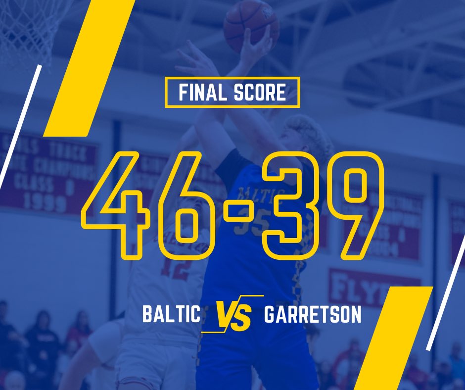 Baltic Boys Basketball (@bball_bhs) on Twitter photo Bulldogs win their opening round region game and advance to the SODAK 16 Qualifier Friday night. A big game for <a href="/Trevor_Cuperus/">Trevor</a> inside finishing with 14. <a href="/BenEricksonBB/">Ben Erickson</a> and <a href="/dylan_runestad/">Dylan Runestad</a> finish with 11. #CourageToClimb #BulldogGRIT <a href="/SDPrepBB/">SD Prep Basketball</a> <a href="/DigitalZSD/">Digital Z South Dakota</a> <a href="/PrepHoopsDakota/">Prep Hoops Dakotas</a> Bulldogs win their opening round region game and advance to the SODAK 16 Qualifier Friday night. A big game for <a href="/Trevor_Cuperus/">Trevor</a> inside finishing with 14. <a href="/BenEricksonBB/">Ben Erickson</a> and <a href="/dylan_runestad/">Dylan Runestad</a> finish with 11. #CourageToClimb #BulldogGRIT <a href="/SDPrepBB/">SD Prep Basketball</a> <a href="/DigitalZSD/">Digital Z South Dakota</a> <a href="/PrepHoopsDakota/">Prep Hoops Dakotas</a>