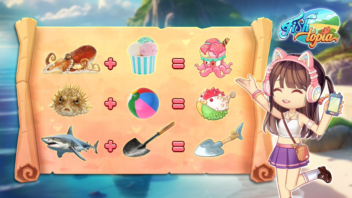 Fishtopia_game's tweet photo. 🐙+🍦=> Icecream Octopus – A sweet surprise from the sea!🍨

🌊 In Fishtopia, creativity knows no bounds—cute and quirky creatures await. Dive in and discover more delightful ocean wonders! 🎣✨ https://t.co/a45HqbmIin