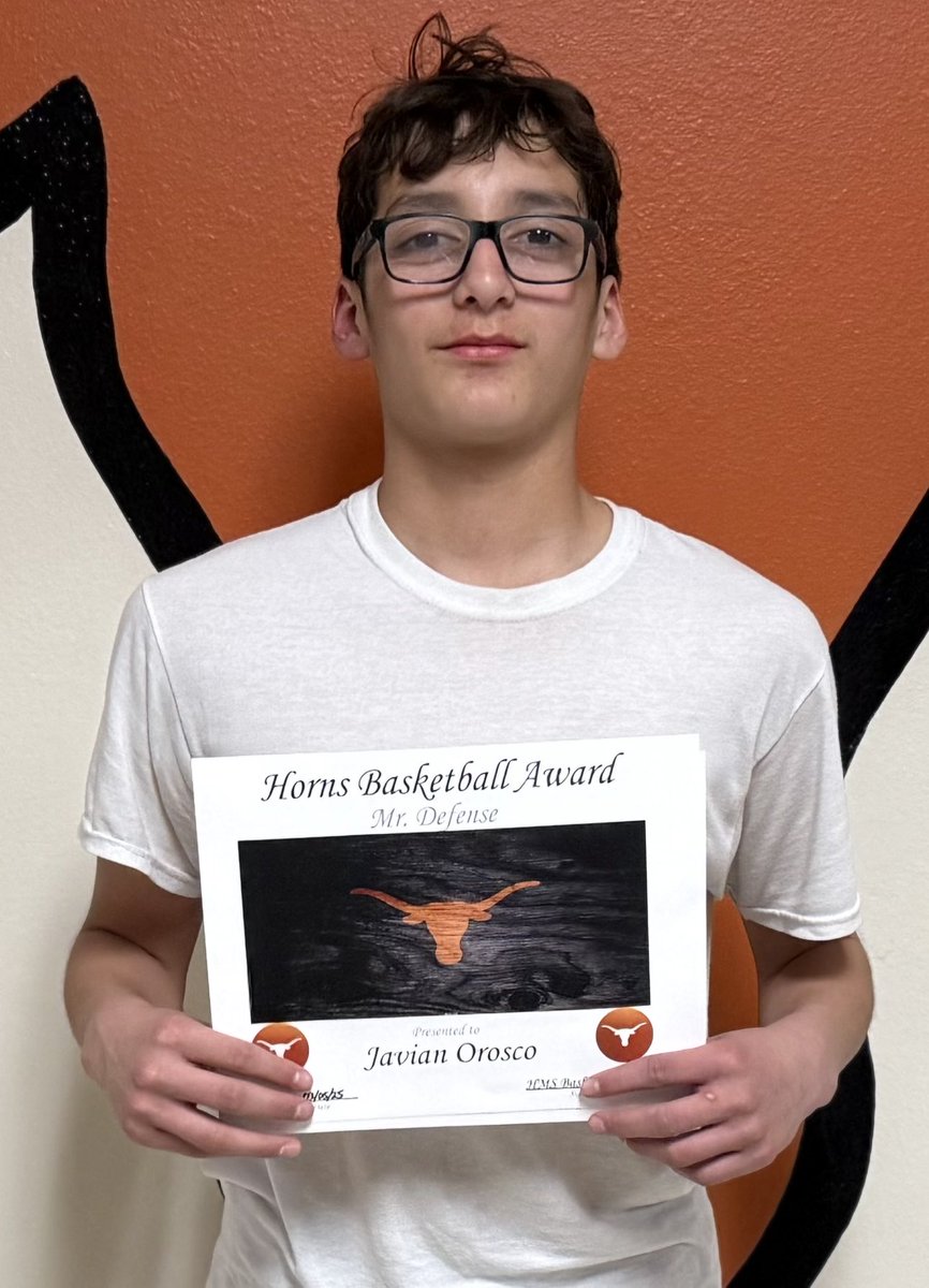 Horns BB Awards ‘25:
Mr. Defense: Kale Johnson (8th) &amp; Javian Orosco (7th)