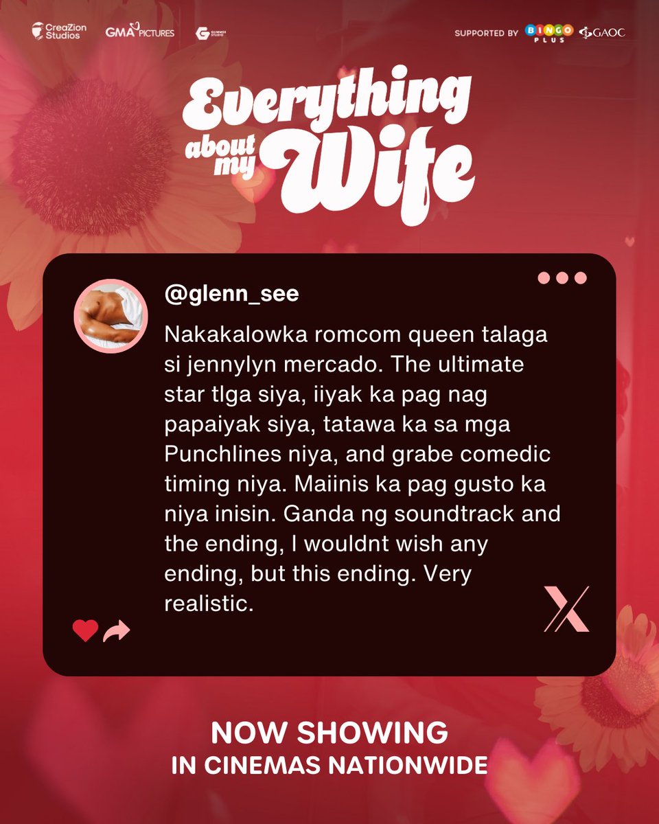 wearecreazions's tweet photo. #EverythingAboutMyWife #DenJen #DenJenSam #CreaZionStudios #GMAPictures #JennylynMercado #DennisTrillo #SamMilby #EAMWNowShowing https://t.co/pcV20ElJsy