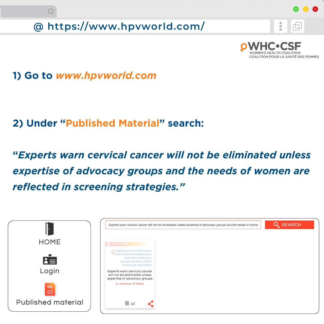 Credit: HPV World
It’s time to center women’s voices in healthcare.
Join the conversation—read the article and share your thoughts!
Read now by following the instructions!