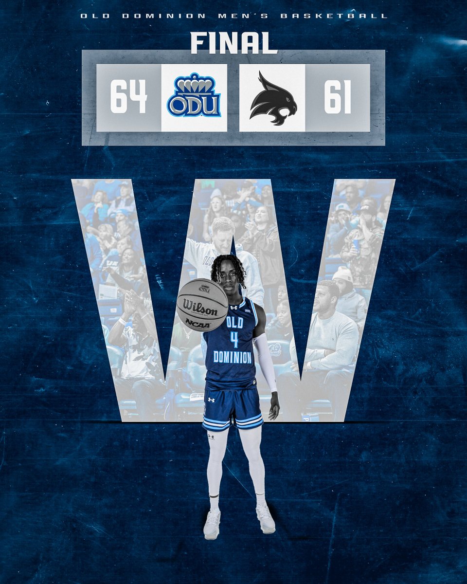 🚨 FINAL 🚨

Robert Davis Jr. plays hero as the Monarchs move on‼️

#ODUSports | #Monarchs | #ReignOn