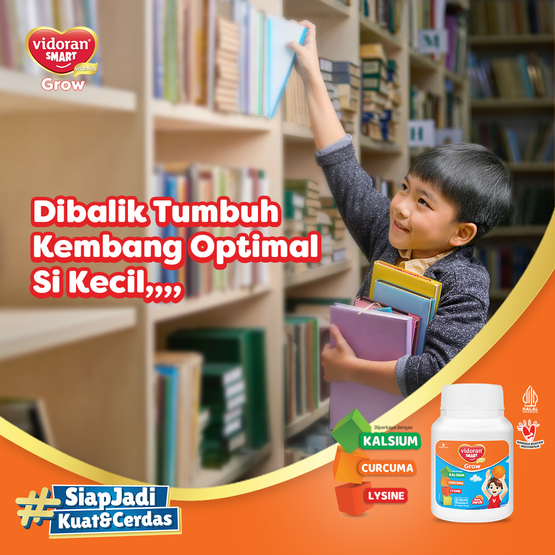 smartvidoran's tweet photo. Mau dukung Si Kecil tumbuh tinggi, aktif, dan cerdas? Bisa banget!

Berikan Si Kecil makanan bergizi, stimulasi yang tepat dan lengkapi kebutuhan vitaminnya dengan vidoran Smart Grow yang mengandung Kalsium, Curcuma &amp; Lysine untuk dukung tumbuh tinggi dan nafsu makannya! https://t.co/tdQM8dqAMR