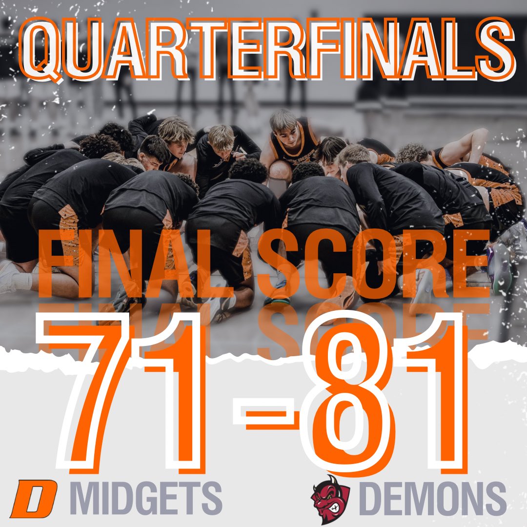 Kids battled all game!  Super proud of the effort!  We need to rebound tomorrow as we take on the Minot North Sentinels in a loser out game at 2:45 CT.