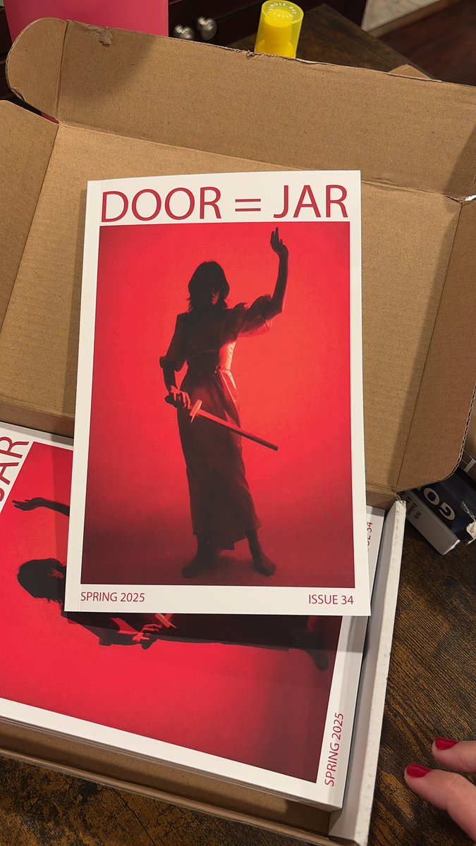 Started from the bottom now we here 💪🥹❤️ <a href="/DoorIsAJarMag/">Door Is A Jar Literary Magazine</a>  

#poetry