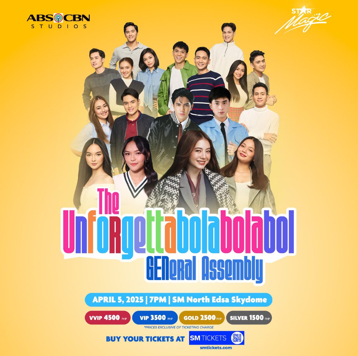 Miss niyo na ba sila? 😍

Ang masayang tropahang minahal niyo sa bahay ni kuya, muli nang magsasama-sama sa isang gabi ng pasabog performances, fun games, and bonding with you, their most loyal supporters! 

Samahan sina Fyang, Rain, Kolette, Kai, JM, Jarren, at ang lahat ng