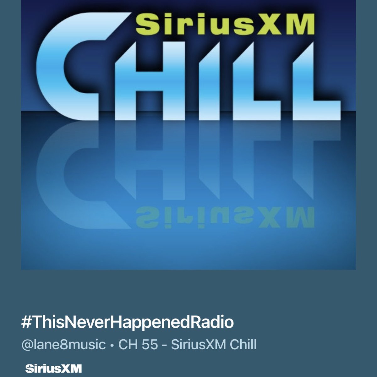 .<a href="/Lane8music/">Lane 8</a> this set list is 🔥 🔥 rn. #thisneverhappenedradio #siriusxmChill
