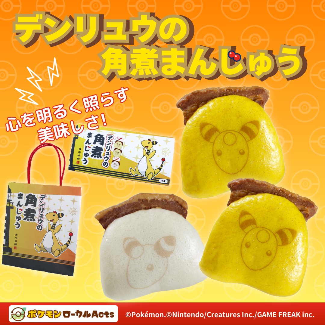 ながさき未来応援ポケモン「デンリュウ」 岩崎本舗「長崎角煮