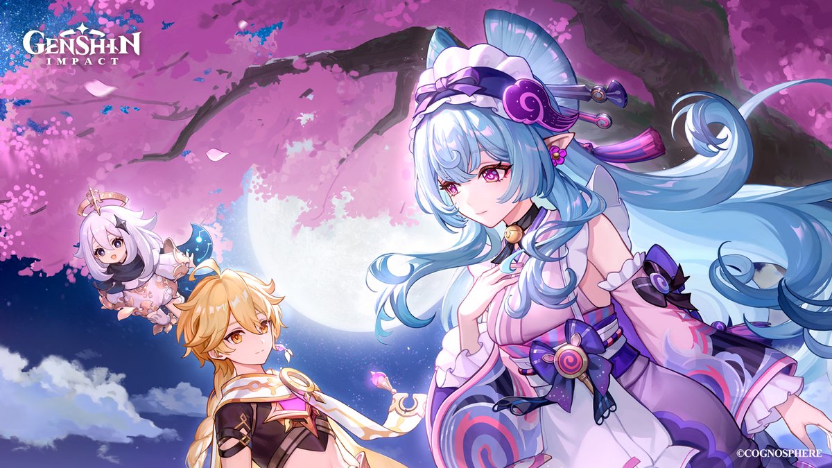 GenshinImpact's tweet image. The "Moonlight Amidst Dreams" wallpaper series is now available!

Click the link to download the wallpapers in different dimensions!
&amp;gt;&amp;gt;&amp;gt; hoyo.link/HlZHg6tN2

#GenshinImpact #GenshinImpact5ꓸ4