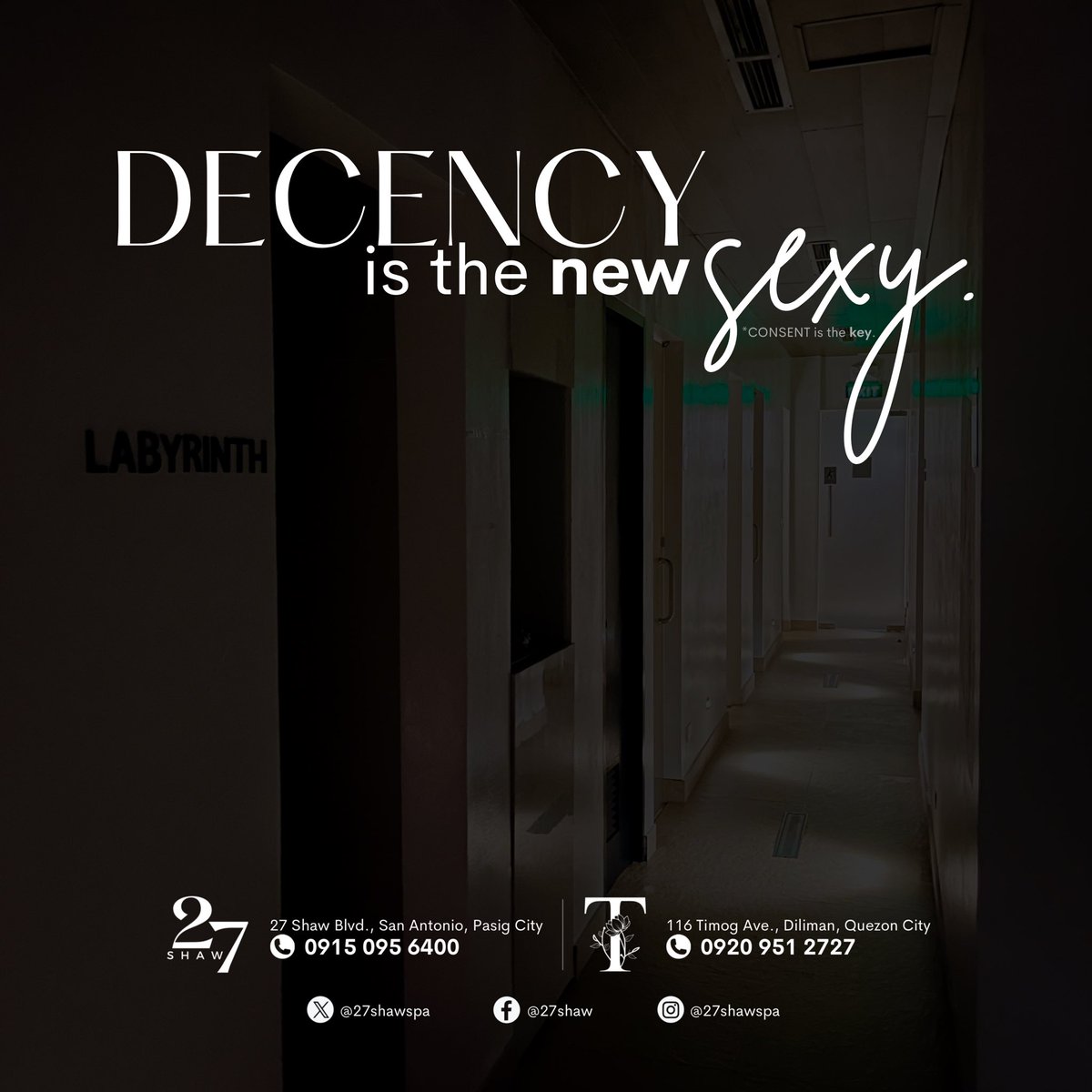 Nothing’s sexier than someone who understands "yes" means yes, and anything else means no. 🖤

#ThisIs27Shaw
#Tby27Shaw