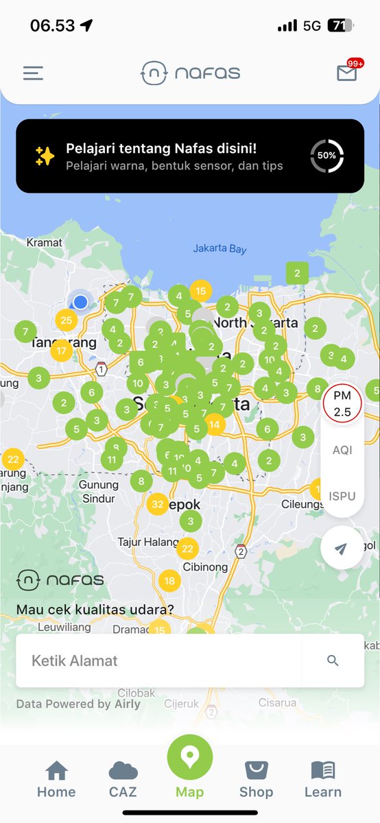 piotrj's tweet photo. Terima kasih angin gak berktp 🙏🏼🙏🏼

Sejak jam 12 hari kamis, angin mulai lebih kenceng.

Akhirnya, langitnya kinclong dan udaranya sehat

Data dari @nafasidn https://t.co/6WSUT5mkiW