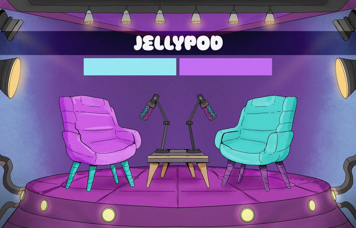 Wrapped up 6 JellyPod episodes in the first week, and the next 2 weeks are fully booked every weekday 😎

Huge thanks to all the projects jumping on - JellyPod is on its way to becoming one of the biggest podcasts in Web3 🧊