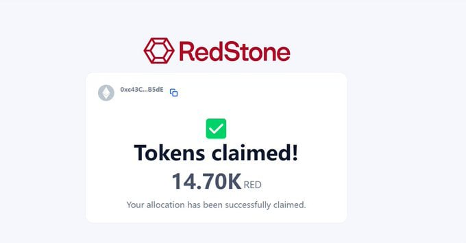 xZenscientist's tweet photo. #RED Miner 空投现已开启。

领取你的 $RED ，分享你的 Expedition Wrapped。

领取地址 https://t.co/em8gBKHagx

质押 RED 以保障 #RedStone AVS 和区块链预言机的未来。 https://t.co/rOImZnEADv