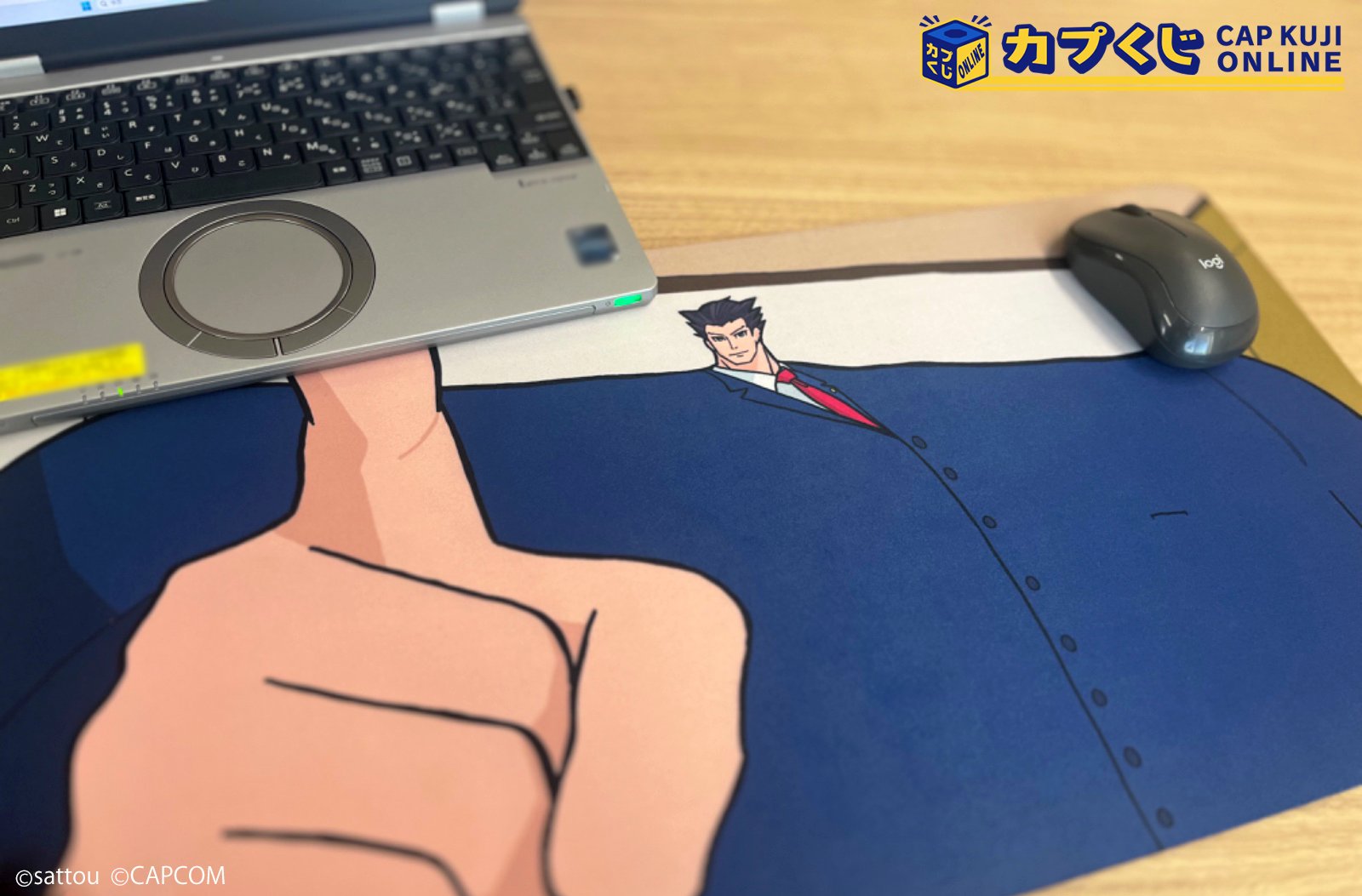週末のみ値下げ　4点セット　カプくじ sattou×逆転裁判 デスクマット カプくじオンライン on X: 