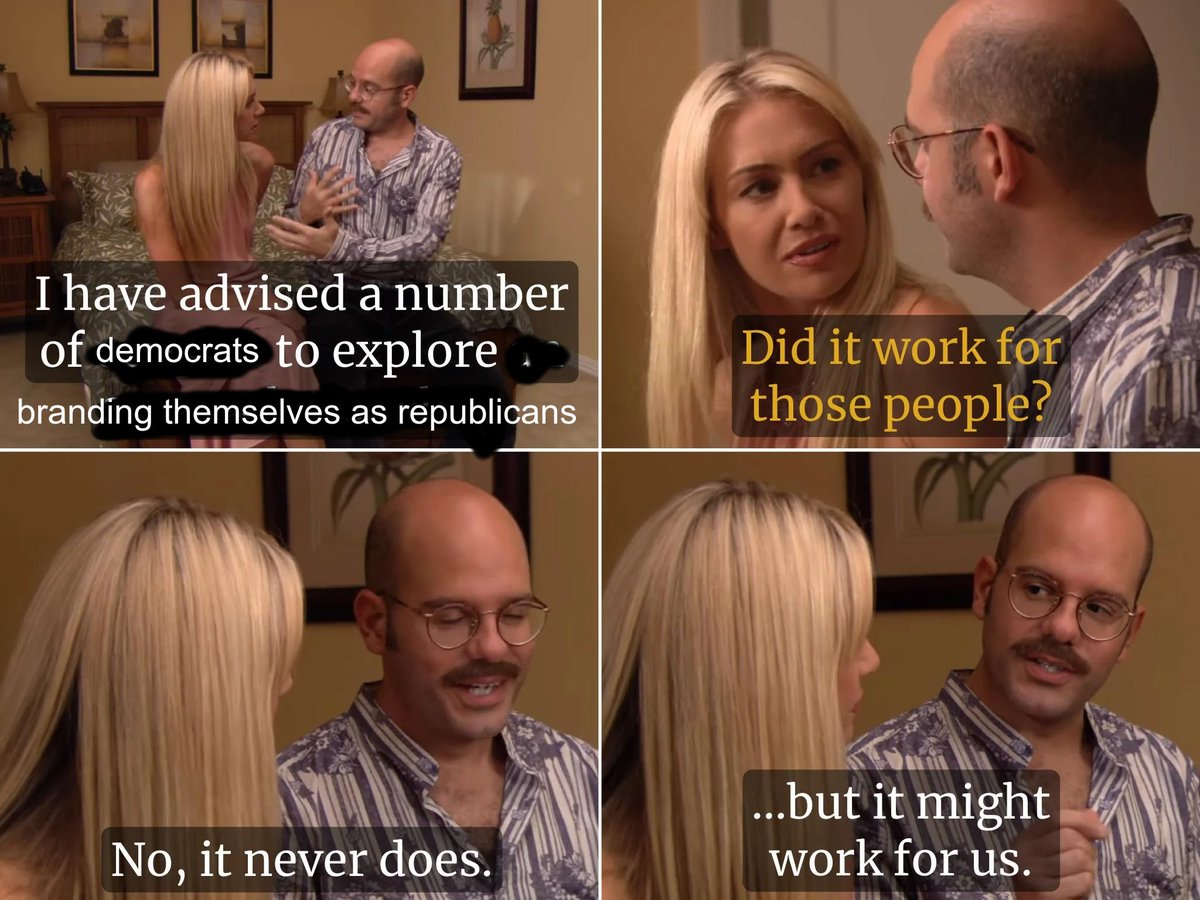 consultants talking to politicians like