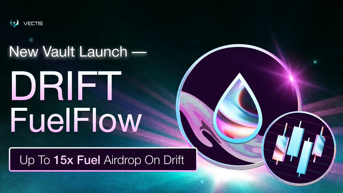 vectis_finance's tweet image. 🔥 EVERYONE IS RACING FOR FUEL! 🔥

Drift FuelFlow Vault is here to boost your 🪂Airdrop with up to 15x FUEL!

Try now vectis.finance/vault/fuel-flow

💡 Why FuelFlow?

1. Optimized Capital Allocation for Max Yield
2. Advanced Hedging for Stability
3. Smart Leverage Utilization
4. 0…