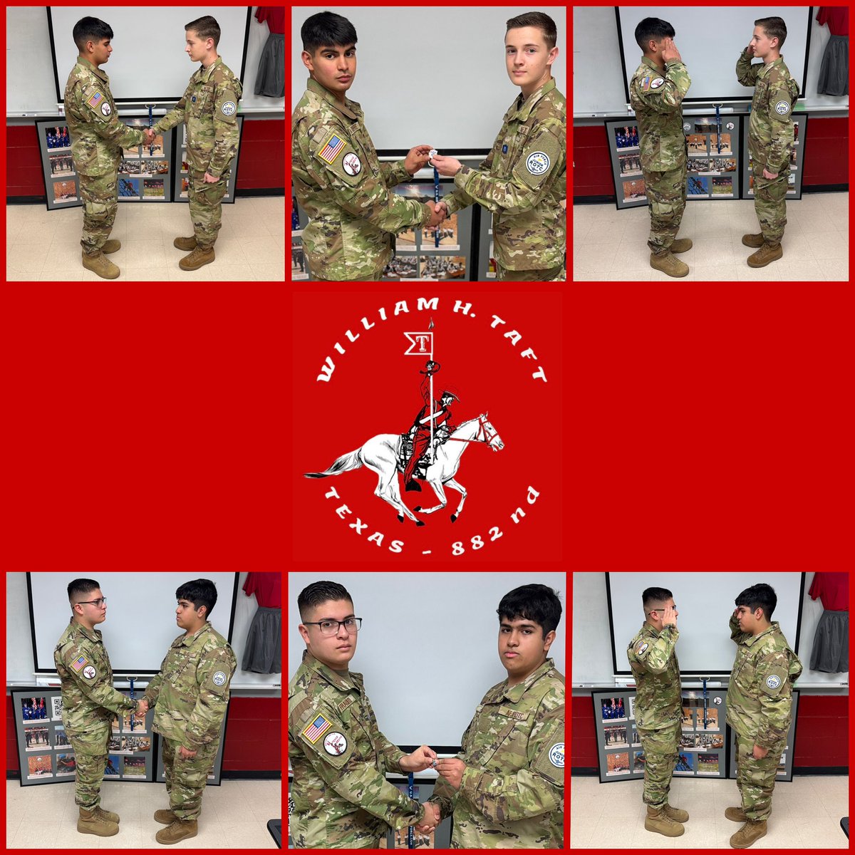 Taft TX-882 AFJROTC (@taftjrotc) on Twitter photo COMMAND ADVANCEMENT. TX-882nd cadets can be promoted for exceptional performance & the need to fill vacant billets. Selection, on-the-job & upgrade training, authorizes promotion. Congrats to our new C/SMSgt Flt Sgt & C/A1C Element Ldr. <a href="/AHernandez_VP/">Aurelio Hernandez</a> <a href="/NISDTaft/">Taft HS</a> <a href="/NISDComArts/">CommunicationsArtsHS</a> COMMAND ADVANCEMENT. TX-882nd cadets can be promoted for exceptional performance & the need to fill vacant billets. Selection, on-the-job & upgrade training, authorizes promotion. Congrats to our new C/SMSgt Flt Sgt & C/A1C Element Ldr. <a href="/AHernandez_VP/">Aurelio Hernandez</a> <a href="/NISDTaft/">Taft HS</a> <a href="/NISDComArts/">CommunicationsArtsHS</a>