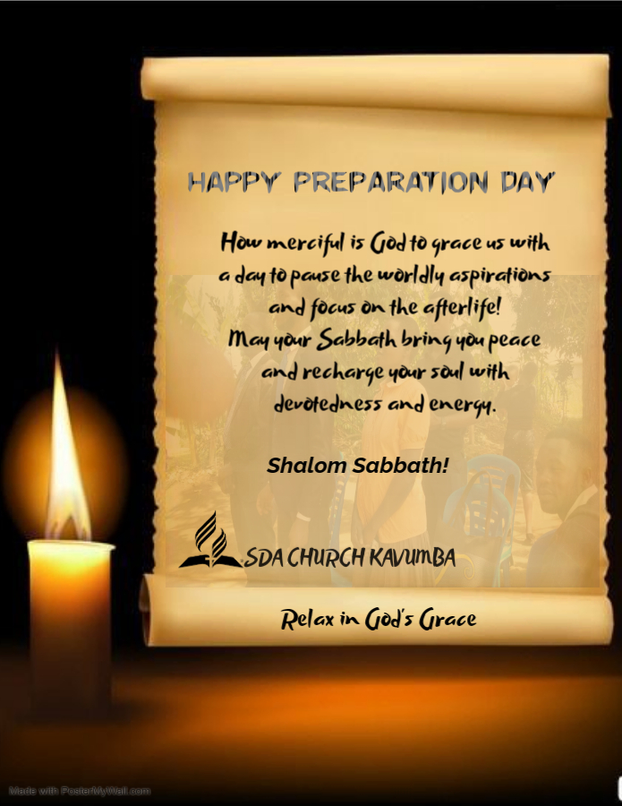 #happy preparation day.