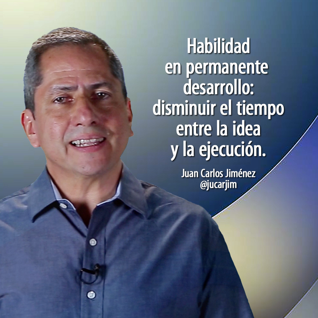jucarjim's tweet image. ¿Por qué la habilidad de disminuir el tiempo entre la idea y la ejecución está en permanente desarrollo? 
Lee el artículo completo: instagram.com/jucarjim/p/C2S…
#emprender #Gerencia #jucarjim