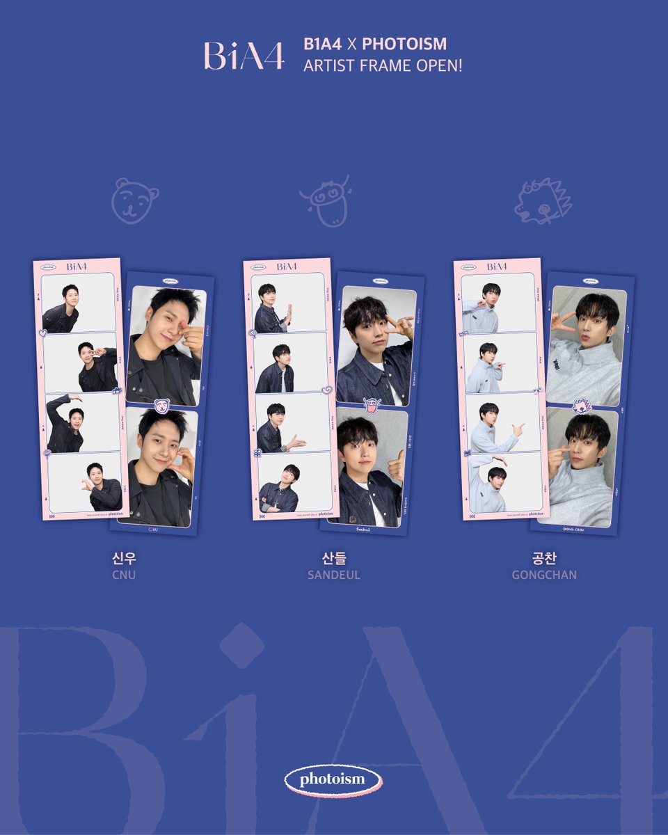 PHOTOISM X B1A4
ARTIST FRAME OPEN !

° 𐐪𐑂 ♡ 𐐪𐑂 ₒ 𐐪𐑂 ♡ 𐐪𐑂 °

💗비원에이포 화이트데이 프레임 대공개💗

화이트데이 같이 보내고 싶은 남자 1위
여자들 충치 유발하는 남자 1위
그냥 .. 모든 걸 함께하고 싶은 남자 1위

평생 서로 맘 속의 1위하기로 약 속 해 !

📆  3/10 - 3/23