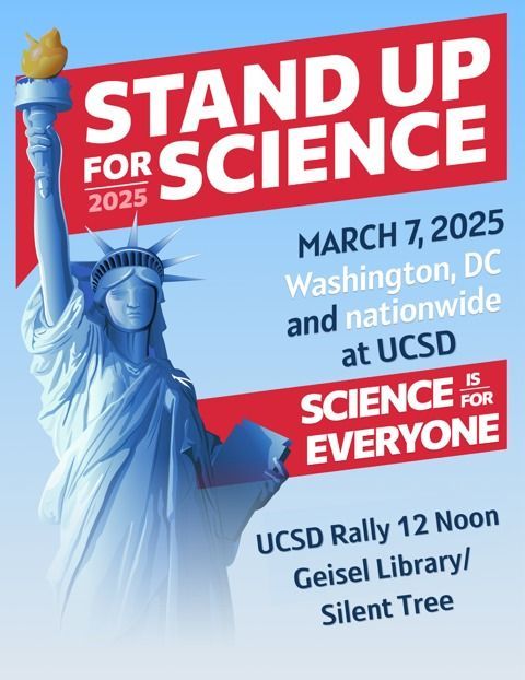 Dear Colleagues and Friends,
Come and join us for making creative signs at Bella Vista tomorrow at 10:30 AM. 
Unite and stand up for science.
See you all tomorrow. 
Donate: buff.ly/9yvl4ec 
#Stand_up_for_science #UCSD #Postdoc
