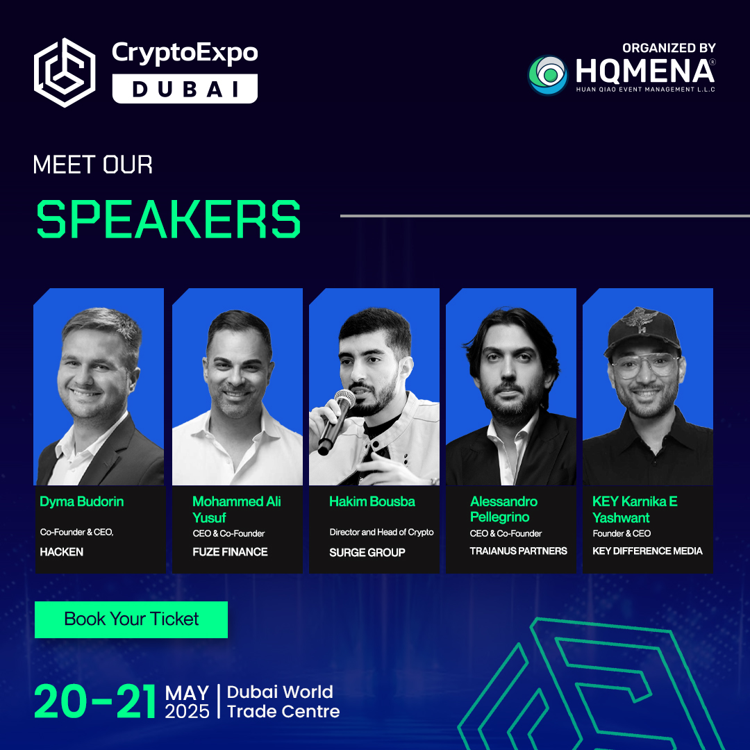 🚀Get ready to hear from visionary leaders, blockchain pioneers, and industry experts as they take the stage to share groundbreaking insights and trends shaping the future of crypto.  🌍✨
 
🎤 @DymaBudorinSol  (Co-Founder &amp; CEO, @Hacken)
A leading blockchain security expert and