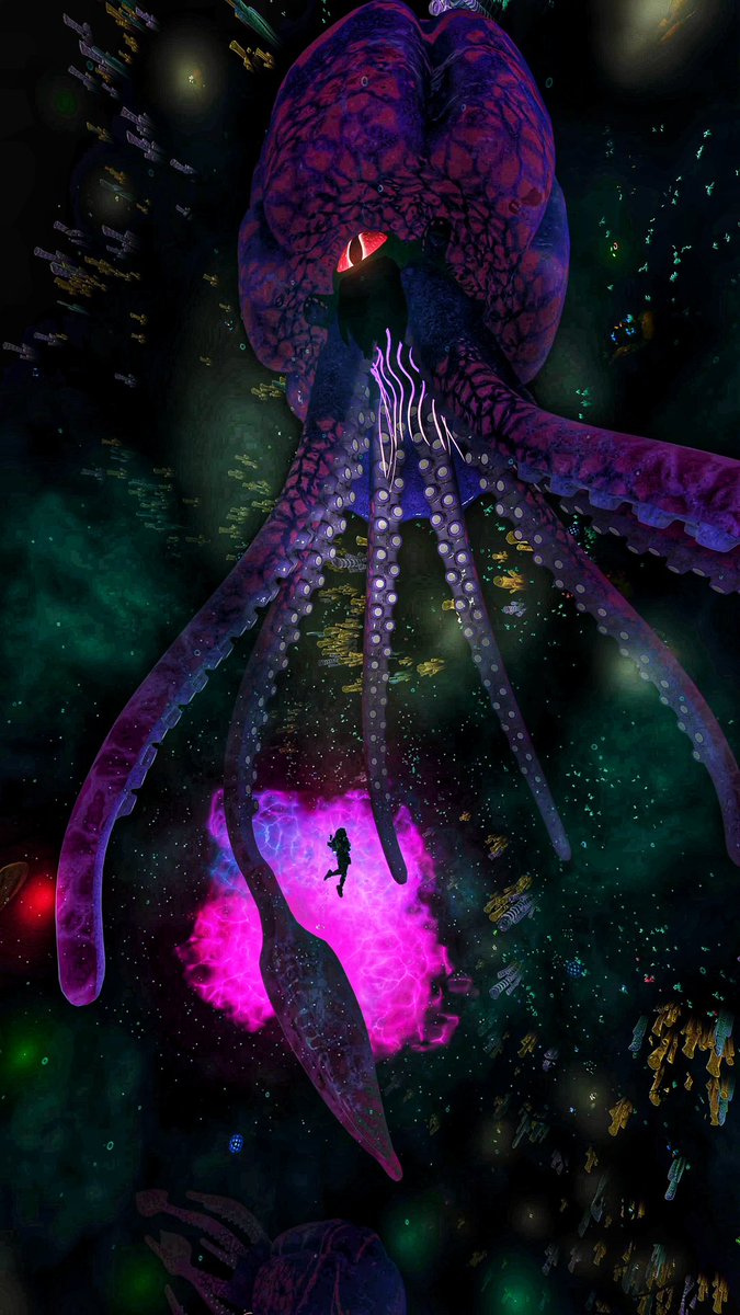 Oh, hi Cthulhu 👋🏻 
—
#NoMansSky #NoMansSkyWorldsPt2 #VirtualPhotography