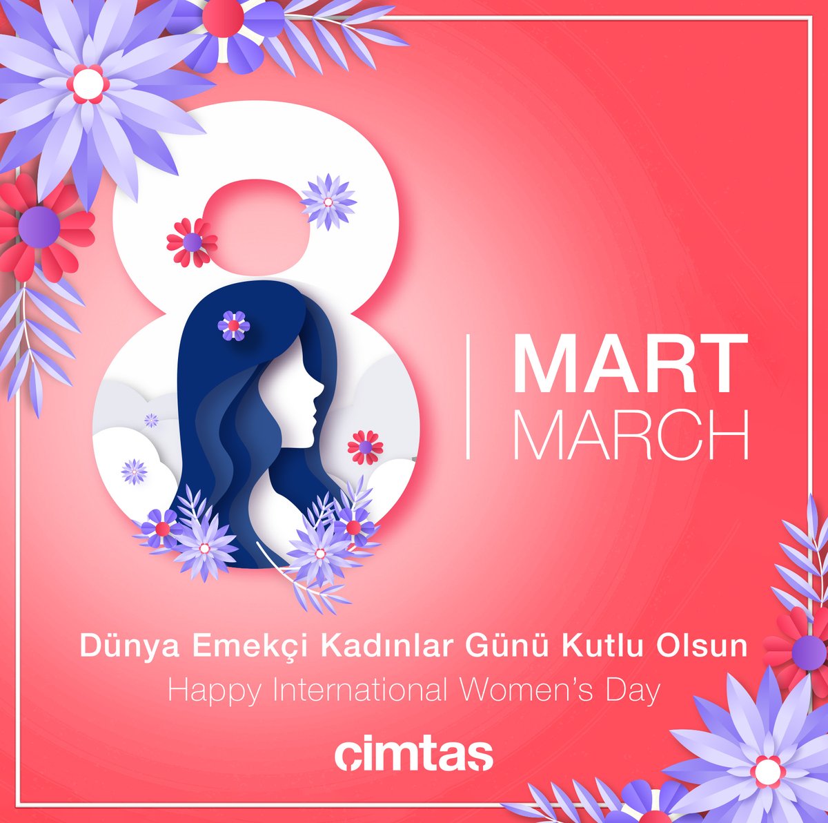 Dünya Emekçi Kadınlar Günü Kutlu Olsun.

-------

Happy International Women’s Day.