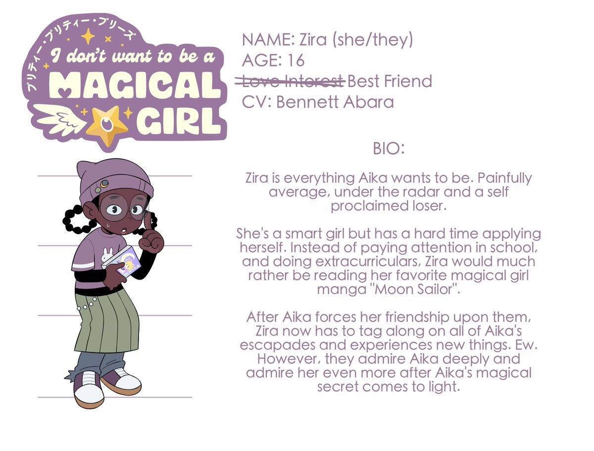 kianamaiart's tweet image. Pretty Pretty Please I Don&apos;t Want to be a Magical Girl BIOS #idwtbamg