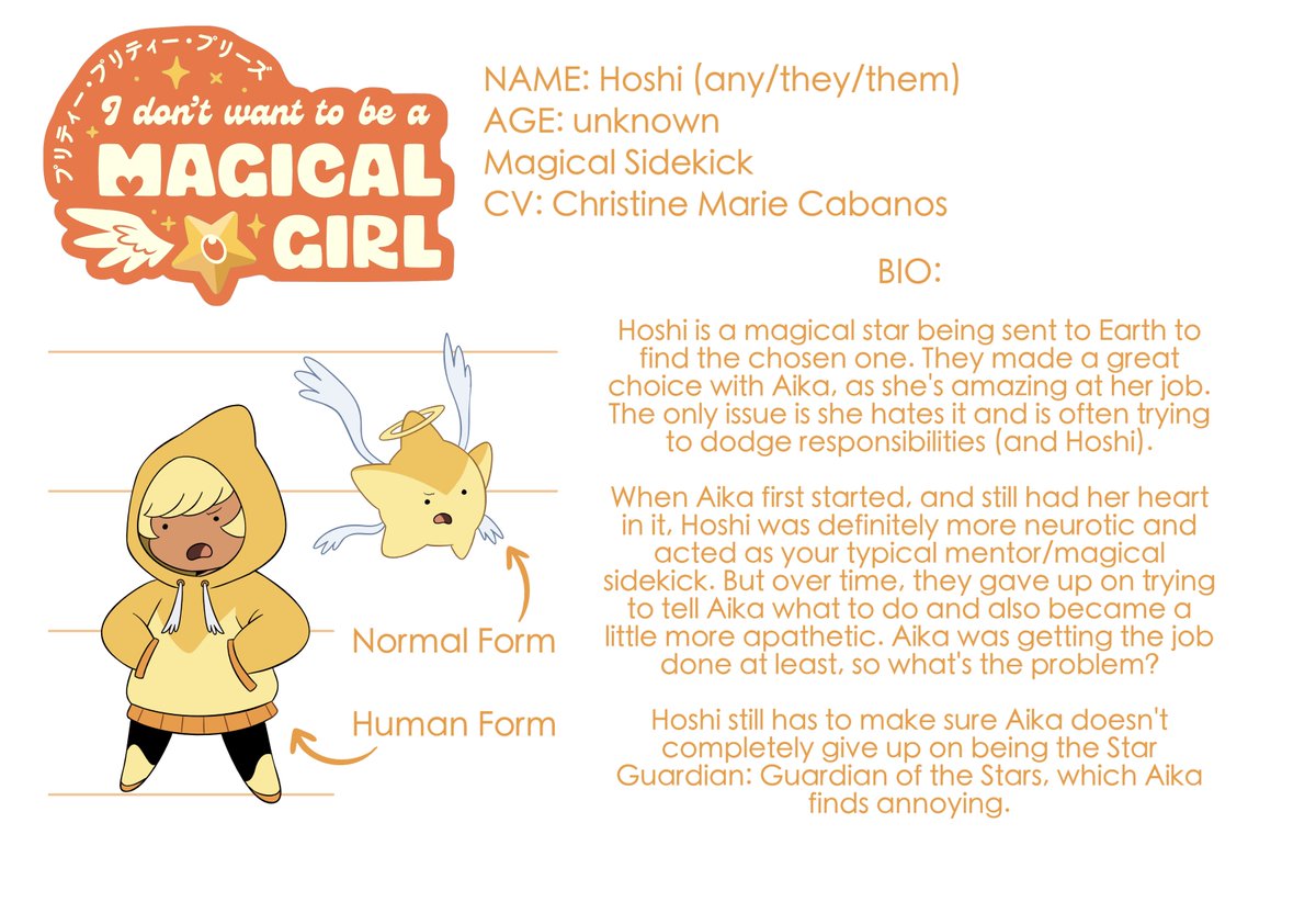 kianamaiart's tweet image. Pretty Pretty Please I Don&apos;t Want to be a Magical Girl BIOS #idwtbamg