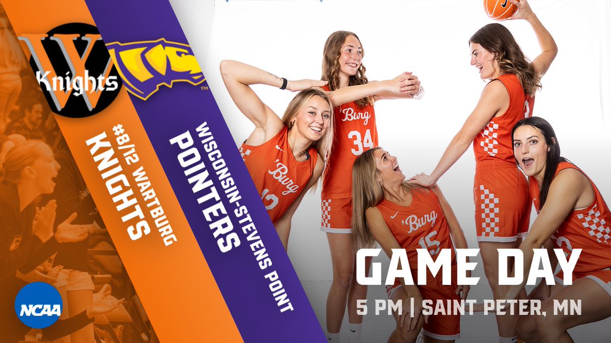 Wartburg Athletics (@wartburgknights) on Twitter photo GAME DAY!! 🔥🏀
No. 8/12 <a href="/WartburgWBBALL/">Wartburg Women’s Basketball</a> opens play in the Division III Championships with a first round matchup against the University of Wisconsin-Stevens Point! Tipoff is set for 5 p.m. in Saint Peter, Minn.
📺bit.ly/3QNf7N1
📊bit.ly/43qzffl GAME DAY!! 🔥🏀
No. 8/12 <a href="/WartburgWBBALL/">Wartburg Women’s Basketball</a> opens play in the Division III Championships with a first round matchup against the University of Wisconsin-Stevens Point! Tipoff is set for 5 p.m. in Saint Peter, Minn.
📺bit.ly/3QNf7N1
📊bit.ly/43qzffl