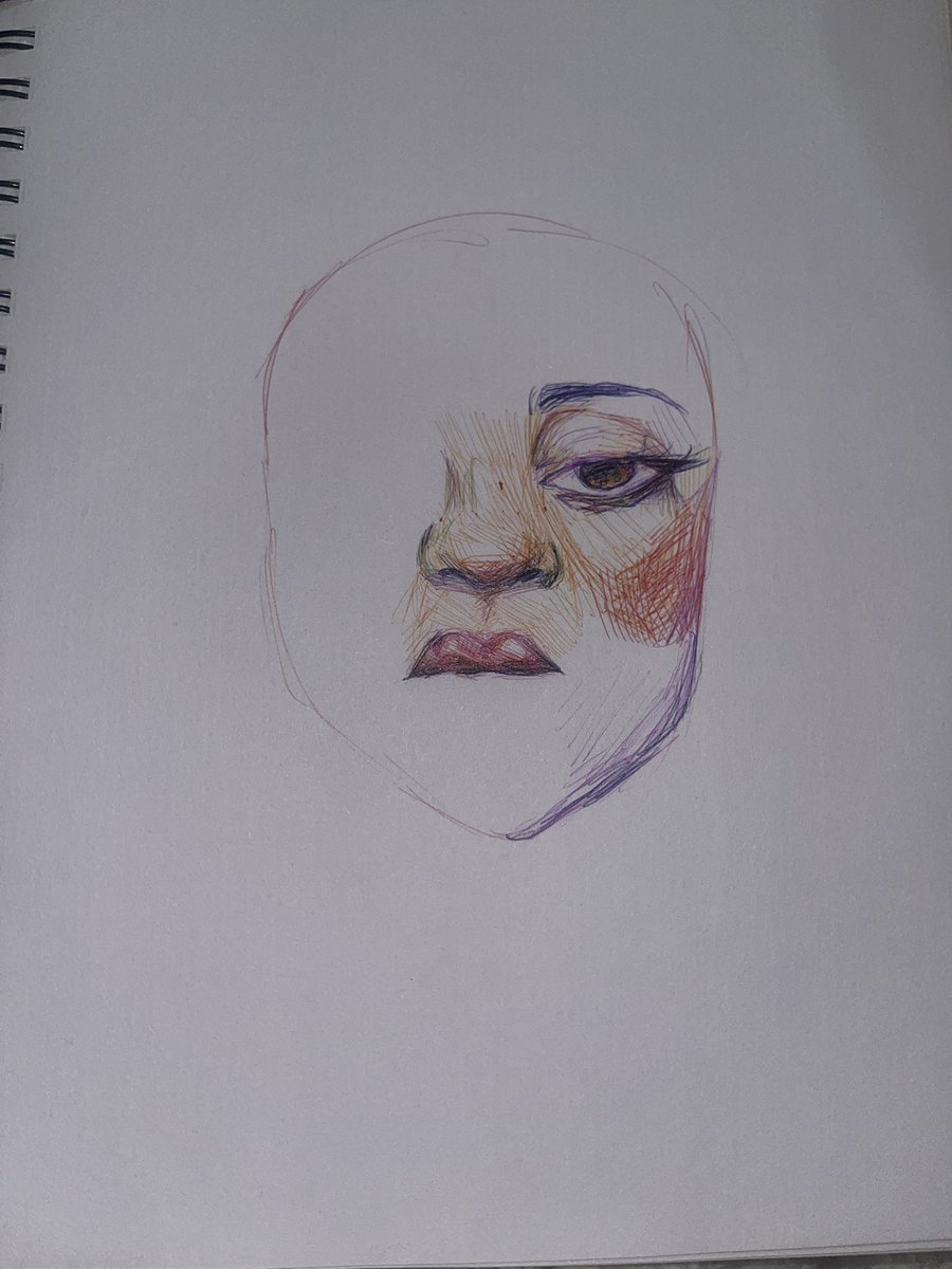 i got one of those pens that have multiple colors guys I’m actually having sm fun wait
