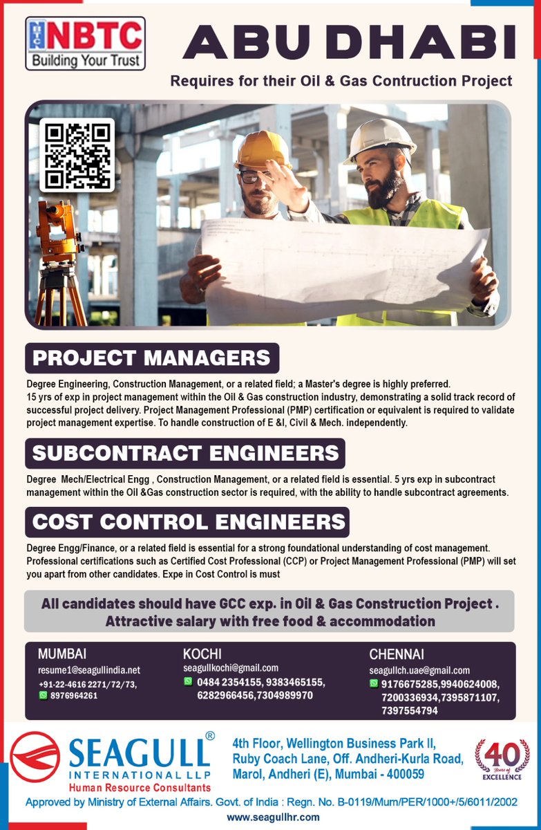 hrd1_seagull's tweet photo. 🇦🇪Abu Dhabi Jobs
📍Location - Mumbai, Kochi & Chennai
.
.
.
#abudhabijobs #projectmanager #subcontractengineer #costcontrolengineer #oilandgas https://t.co/ZdP8t7PR7L
