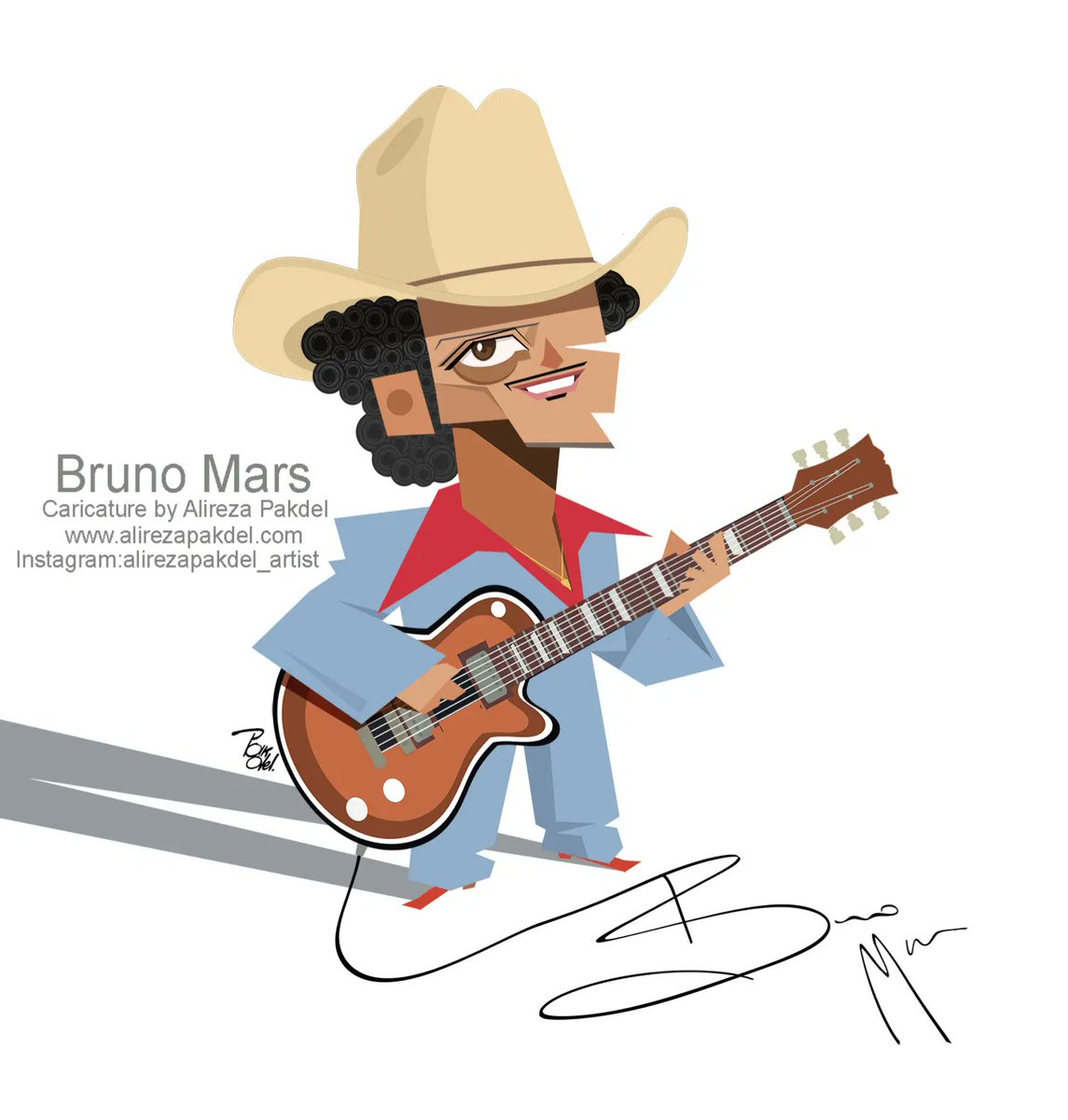 Alirezapakdelc1's tweet photo. BRUNO MARS
Caricature by Alireza pakdel
#BrunoMars #CharacterDesign #Caricature #DigitalArt #Illustration #CartoonArt #AnimationArtist #ConceptArt #ArtOfBrunoMars #CharacterIllustration #VisualStorytelling #ArtisticExpression #CreativeDesign #CelebrityCaricature #PopArt https://t.co/5XrenJdHAh