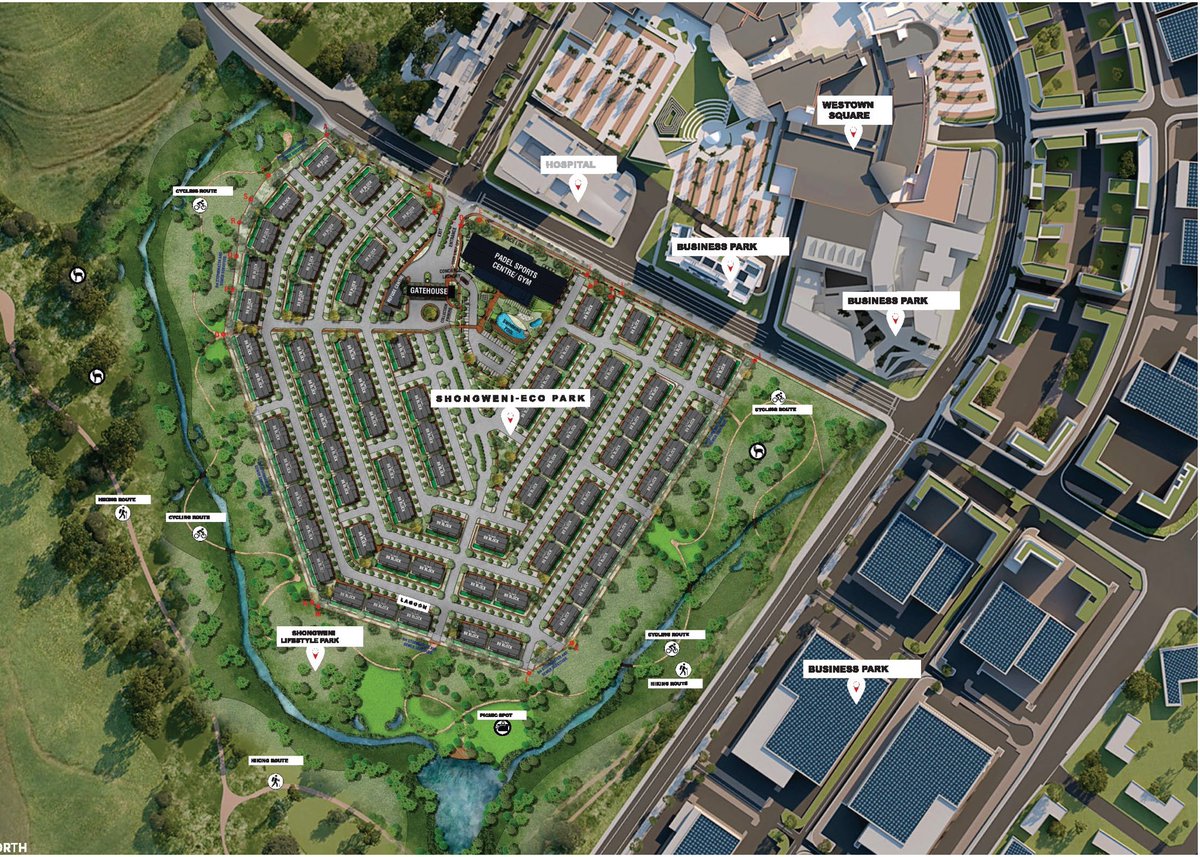 Askash's tweet image. Balwin Properties is launching their newest lifestyle estate close to Durban - valued at R2 billion👏 

This will be Westown’s first residential development. Quick facts about the new estate:

🌿 Launch date: 27 March 2025
🌿 First phase completion date: early 2026
🌿 Development…