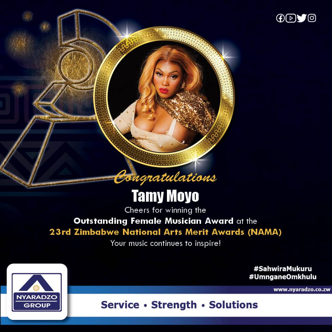 Tamy Moyo (@tamymoyo) on Twitter photo I'm overwhelmed with gratitude for your kindness and celebration, Nyaradzo Group!❤️
Thank you for celebrating my award with me.Your support means everything <a href="/Nyaradzo_Group/">Nyaradzo Group</a> 🙏❤️
#SahwiraMukuru #UmganeOmkhulu #JourneyTogether #NamaAwards2025 #BoldTheAlbum I'm overwhelmed with gratitude for your kindness and celebration, Nyaradzo Group!❤️
Thank you for celebrating my award with me.Your support means everything <a href="/Nyaradzo_Group/">Nyaradzo Group</a> 🙏❤️
#SahwiraMukuru #UmganeOmkhulu #JourneyTogether #NamaAwards2025 #BoldTheAlbum
