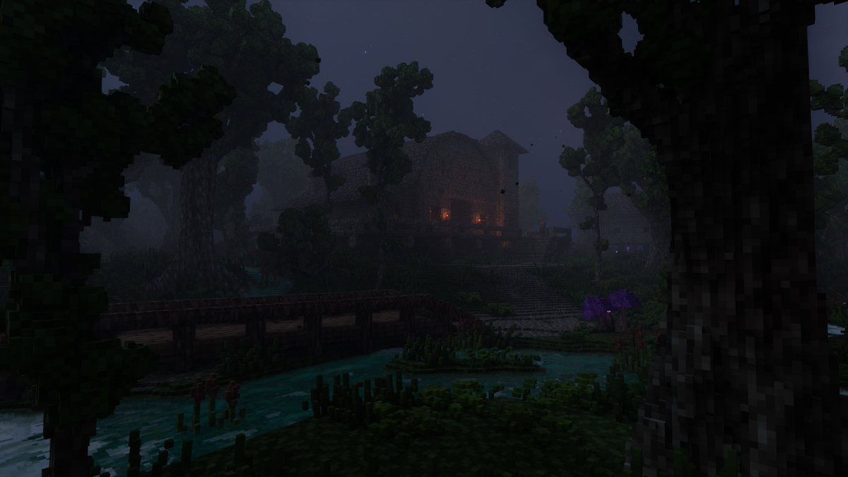 Tooley1998's tweet image. Here&apos;s a sneak peak of two of the new points of interest coming to the Mushroom Swamp in Lay of the Land. The Fisherman&apos;s Lodge 🎣 🏡and the Mystical Cottage 🪄🧙‍♀️. #gamedev #indiedev #voxelgame #voxelart #voxel #procedural #UnrealEngine