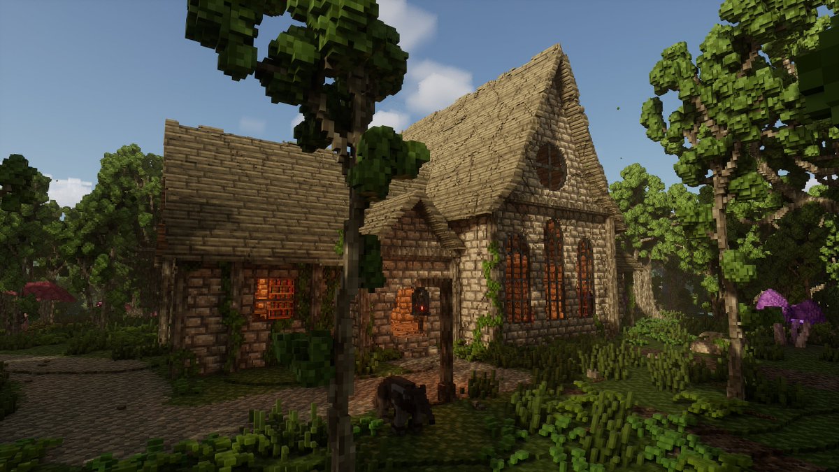 Tooley1998's tweet image. Here&apos;s a sneak peak of two of the new points of interest coming to the Mushroom Swamp in Lay of the Land. The Fisherman&apos;s Lodge 🎣 🏡and the Mystical Cottage 🪄🧙‍♀️. #gamedev #indiedev #voxelgame #voxelart #voxel #procedural #UnrealEngine