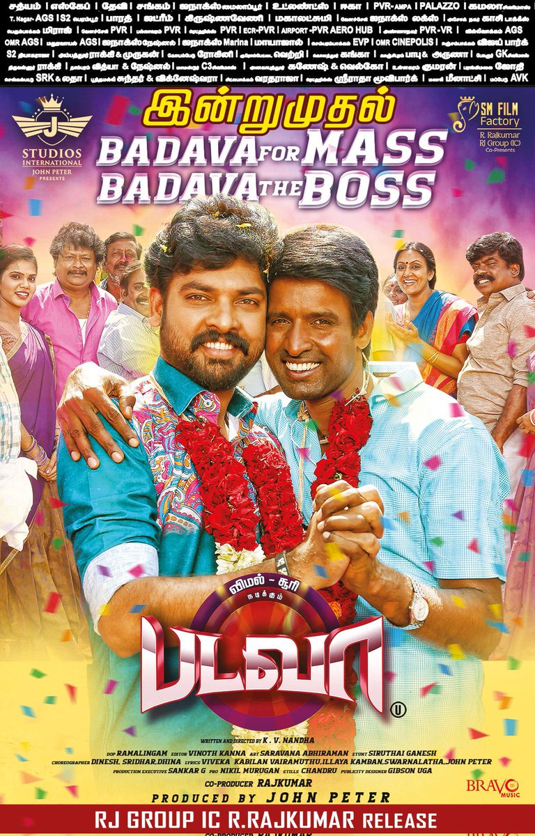 Actor Soori (@sooriofficial) on Twitter photo #Badava Movie from today Need all your love and support.
Directed by #KVNandha
Music by <a href="/johnjstudios/">john peter</a>
#BadavaFromMar07
<a href="/ActorVemal/">Actor Vemal</a> <a href="/ShritaRao/">Shrrita Rao 🦋</a>
@garudaraam #Ramalingam #Priyan #Devadarsini @viveka_lyrics @kabilanvai #Sridhar #SiruthaiGanesh @iamvijayyesudas <a href="/deepakmuziblue/">Deepak Blue</a> #Badava Movie from today Need all your love and support.
Directed by #KVNandha
Music by <a href="/johnjstudios/">john peter</a>
#BadavaFromMar07
<a href="/ActorVemal/">Actor Vemal</a> <a href="/ShritaRao/">Shrrita Rao 🦋</a>
@garudaraam #Ramalingam #Priyan #Devadarsini @viveka_lyrics @kabilanvai #Sridhar #SiruthaiGanesh @iamvijayyesudas <a href="/deepakmuziblue/">Deepak Blue</a>