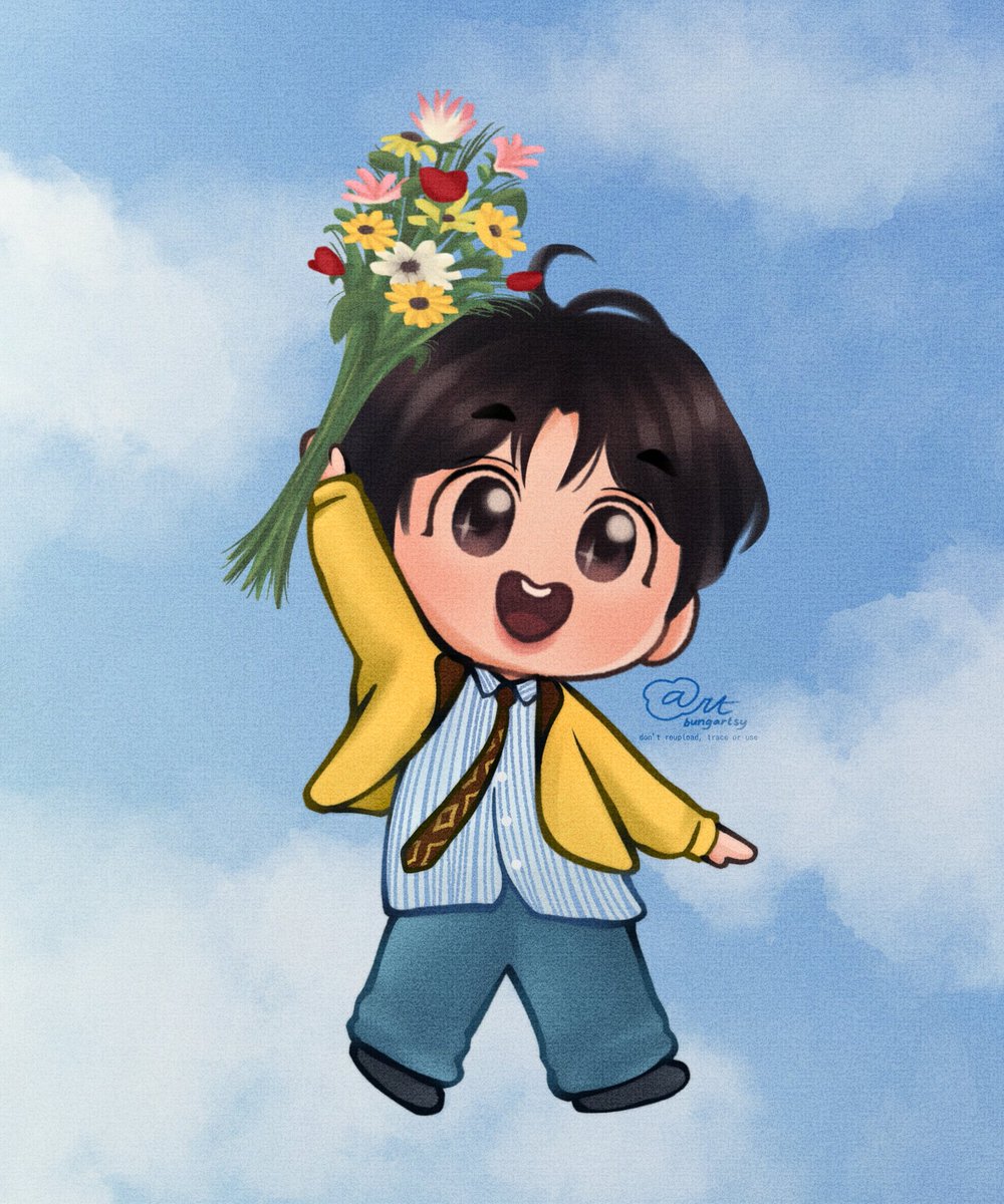 dreams gonna be sweet tonight💐⛅️ #SweetDreams #JHOPE #btsfanart #artidn