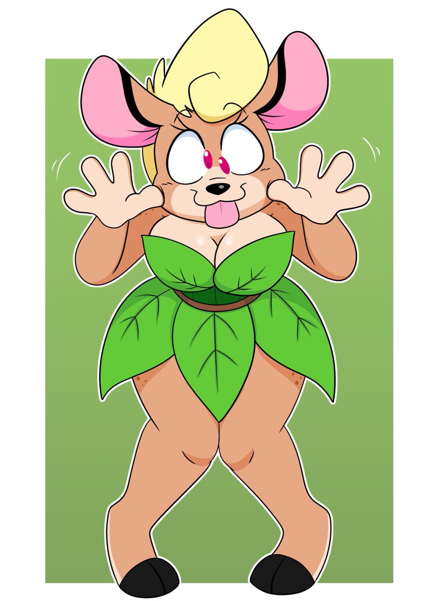 THE SILLY VIRUS HAS TAKEN OVER HER :333 ☘️☘️☘️🦌🦌🦌

And you guys can thank <a href="/Kabula_AcTN/">[Kabula]</a> for giving this little scatterbrained doe a wonderful day for goofiness :D