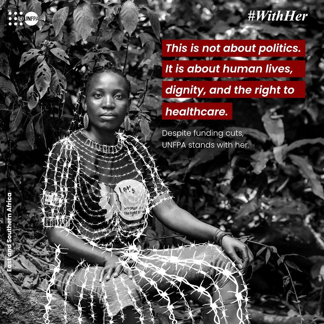 A pushback against #genderequality contradict long-standing global agreements.

On #WomensDay let’s raise our voice to ensure that affected women and girls are heard and that they continue to receive the care they need – no matter what.
@‌UNFPA stands #WithHer.