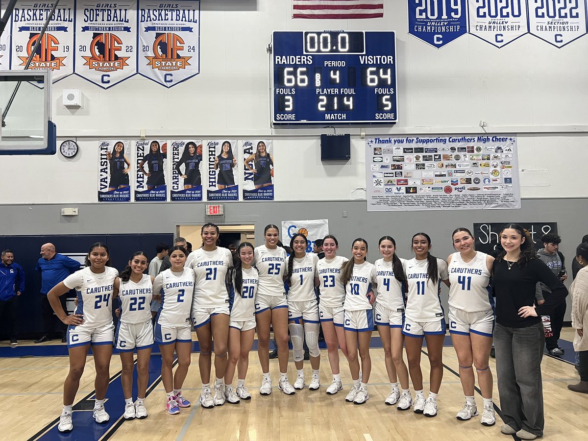 BbCaruthers's tweet photo. Your Lady Raiders survive round 2 of State Playoffs and advance to the Elite 8 🏀 #4LT https://t.co/Y72UFLQvM0